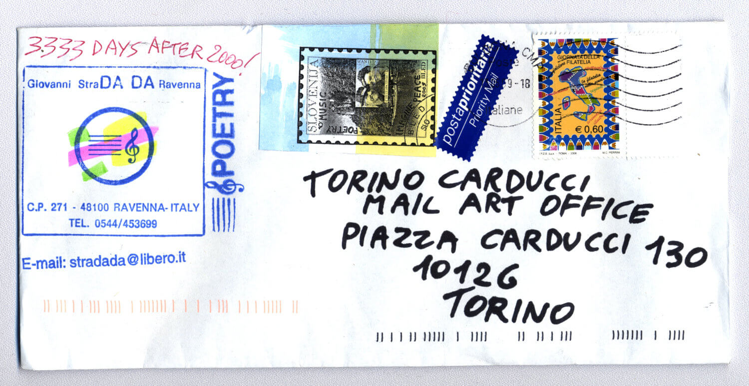 straDA DA - busta recto (Italia)