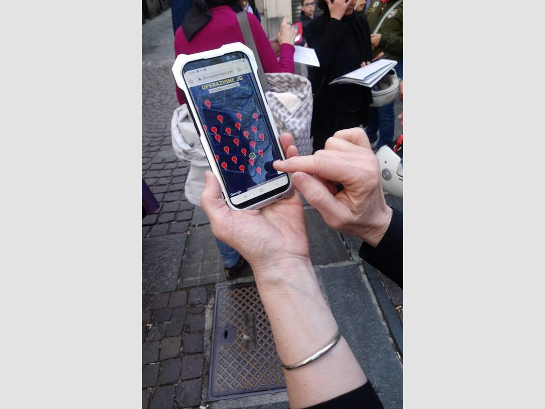 OperazioneJG (ricerca con lo smartphone degli indizi multimediali geolocalizzati) 